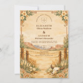 Invitation Rustic Western Desert Wedding (Devant)