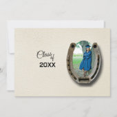 Invitation Rustic Western Hi-School Graduation Announcement  (Devant)