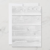 Invitation Rustic Western Ranch Grey Horse & Horseshoe (Dos)