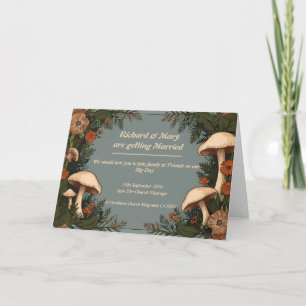 Invitation Rustic Whimsy : Élégance Naturelle de Mariage