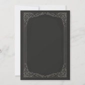 Invitation Rustic Whiskey Black & Gold Elegant Men's Birthday (Dos)