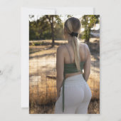 Invitation Rustic White Botanical Photo Party (Dos)