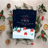 Invitation Rustic White Christmas