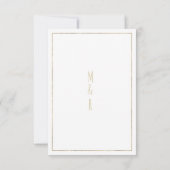 Invitation Rustic white gold lavender blue floral wedding (Dos)