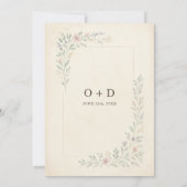 Invitation Rustic Wildflower Garden Boho Couples Shower (Dos)