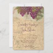 Invitation Rustic Wine Country Wedding Couples Photo (Devant)