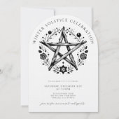 Invitation Rustic Winter Solstice (Devant)