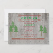 Invitation Rustic Wood (Devant)