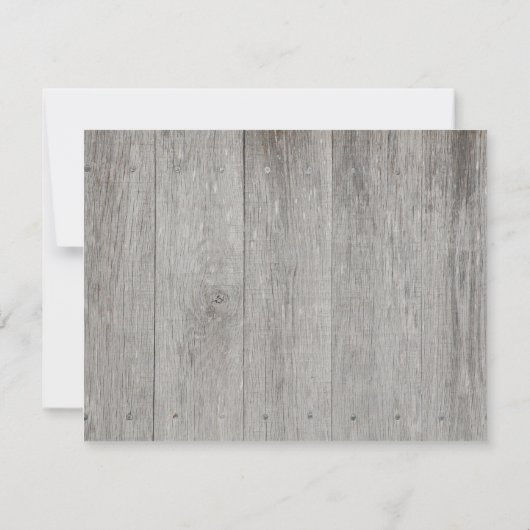 Invitation Rustic Wood (Dos)