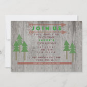 Invitation Rustic Wood (Devant)