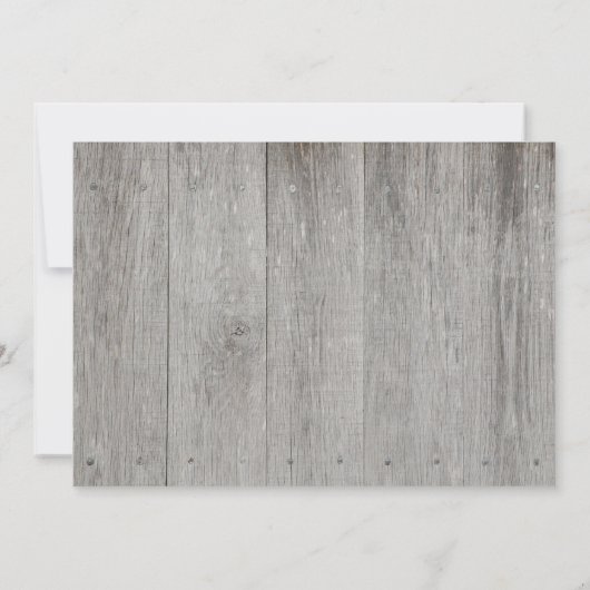 Invitation Rustic Wood (Dos)