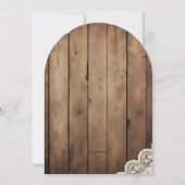 Invitation Rustic Wood and Lace Wedding (Dos)
