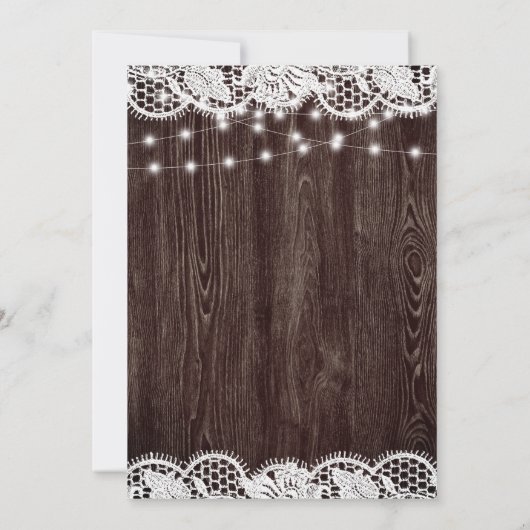 Invitation Rustic wood BBQ boy baby shower (Dos)