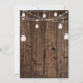 Invitation Rustic Wood Blush Floral Graduation Party (Dos)