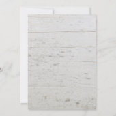 Invitation Rustic wood elegant photo country Wedding (Dos)