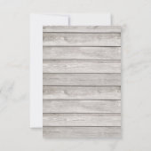 Invitation Rustic Wood First Communion Événement religieux (Dos)