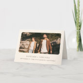 Invitation Rustic Wood Western Chapel All in One Wedding (Devant)