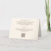 Invitation Rustic Wood Western Chapel All in One Wedding (Dos)