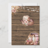 Invitation Rustic Woods Cowgirl Birthday Hodown (Dos)