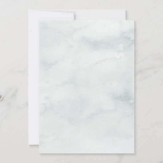 Invitation Rustique Antlers Mountain Mariage (Dos)