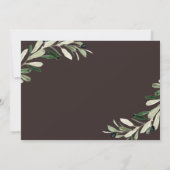 Invitation Rustique Automne Citrouille Baby Sprinkle Douche (Dos)