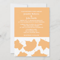 Rustique Automne Feuille d'érable Saumon Orange Ma