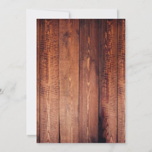 Invitation Rustique Automne Jaune Rose virtuel Mariage virtue (Dos)