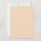 Invitation Rustique Automne Thanksgiving Dîner (Dos)