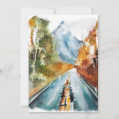 Invitation Rustique Autumn Mountain Bar Mitzvah (Dos)