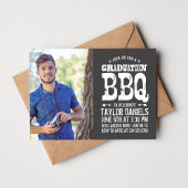Invitation Rustique BBQ Graduation Party