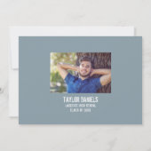 Invitation Rustique BBQ Graduation Party (Dos)