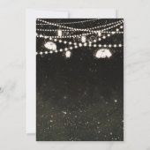 Invitation Rustique Black Night Sky Mason Lumières Jar SWEET  (Dos)