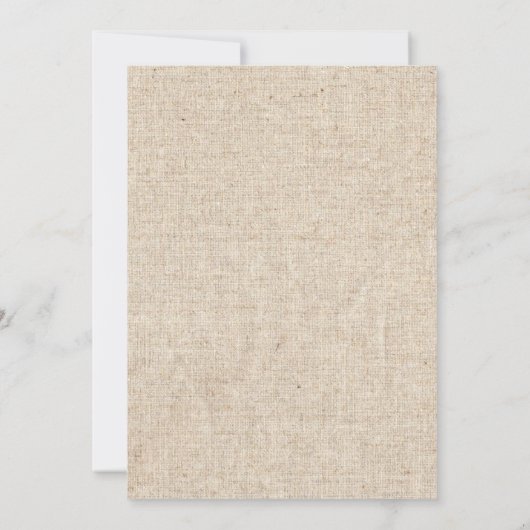 Invitation Rustique Blue Hydrangea Floral dentelle & Mariage  (Dos)