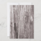 Invitation Rustique Blue Hydrangea Floral Graduation Party (Dos)