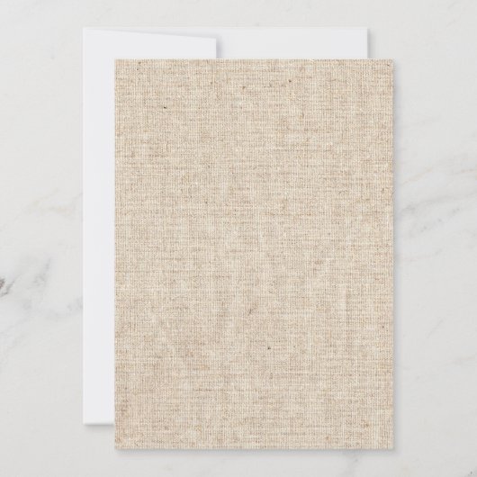 Invitation Rustique Blue Hydrangea Post Mariage Petit déjeune (Dos)