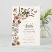 Invitation Rustique Boho Bridal (Debout devant)