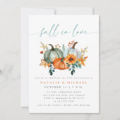 Invitation Rustique Boho Chic Citrouille Mariage Anniversaire (Devant)