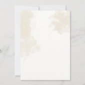 Invitation Rustique Boho Daisy Mariage (Dos)