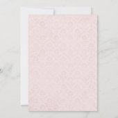 Invitation Rustique Boho Mariage campagnard (Dos)