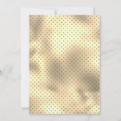 Invitation Rustique Boho Palm Dusty Blue Floral Fête des mari (Dos)