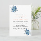 Invitation Rustique Botanique Eucalyptus Verdure Mariage Invi (Debout devant)