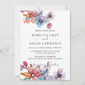 Invitation Rustique Botanique Eucalyptus Verdure Mariage Invi (Devant)