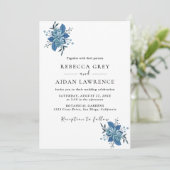 Invitation Rustique Botanique Eucalyptus Verdure Mariage Invi (Debout devant)