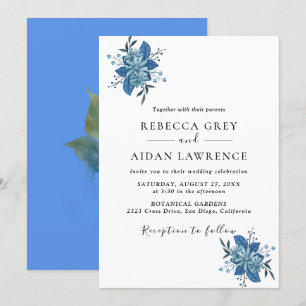 Invitation Rustique Botanique Eucalyptus Verdure Mariage Invi