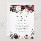 Invitation Rustique Bourgogne Précédent et Avant Mariage offi (Devant)