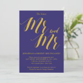 Invitation Rustique Chic Gay Couple (Debout devant)