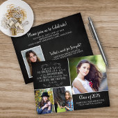 Invitation Rustique Christian Graduation Bible Verse Photo