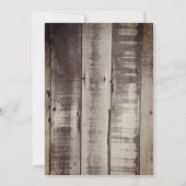 Invitation Rustique Cowboy Boot Western Graduation Party (Dos)