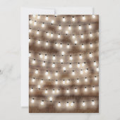 Invitation rustique d'anniversaire (Dos)