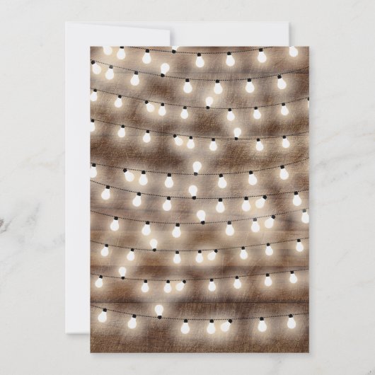 Invitation rustique d'anniversaire (Dos)